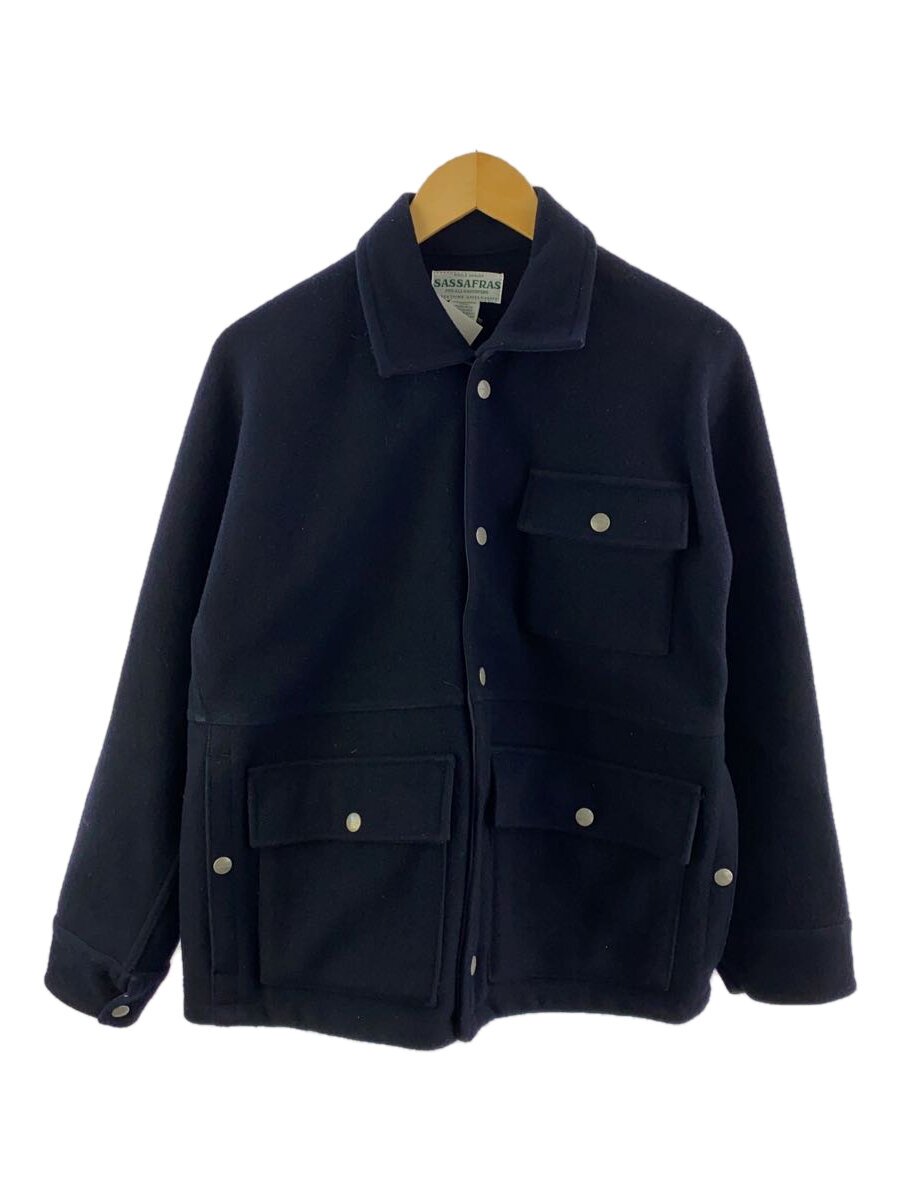 【中古】SASSAFRAS◆FLOWER HUNTER JACKET/ジャケット/XS/NVY/ハンティングジャケット//【メンズウェア】|2nd STREET 店
