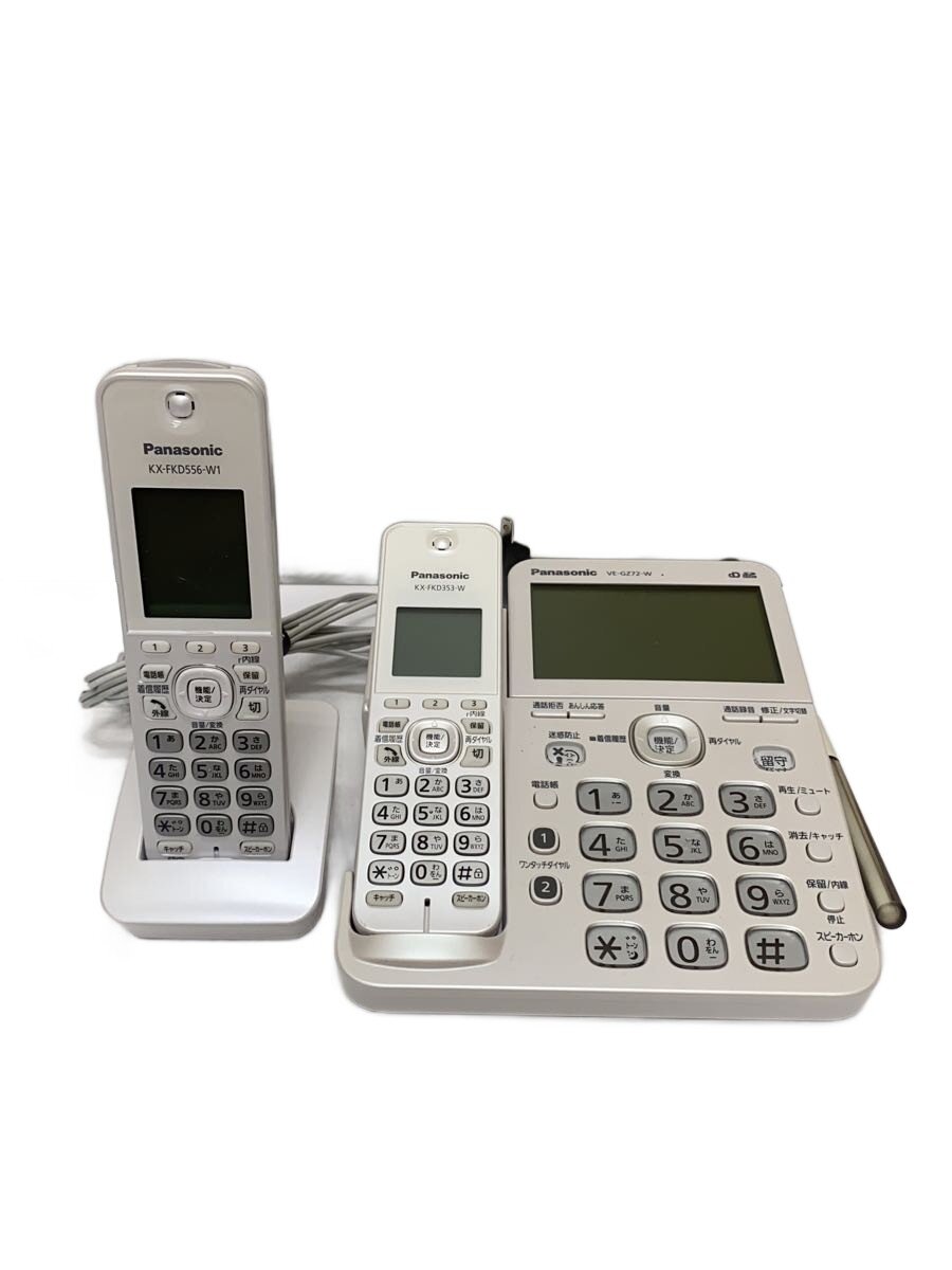 【中古】Panasonic◆電話機 RU・RU・RU VE-GZ72DL-W [パールホワイト]//【家電・ビジュアル・オーディオ】