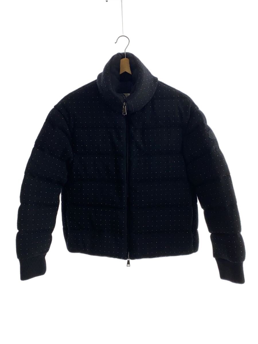 【中古】MONCLER◆落ち込む上衣/0/羊毛/BLK/I20931A00167 M3581//【レディース御召しもの】