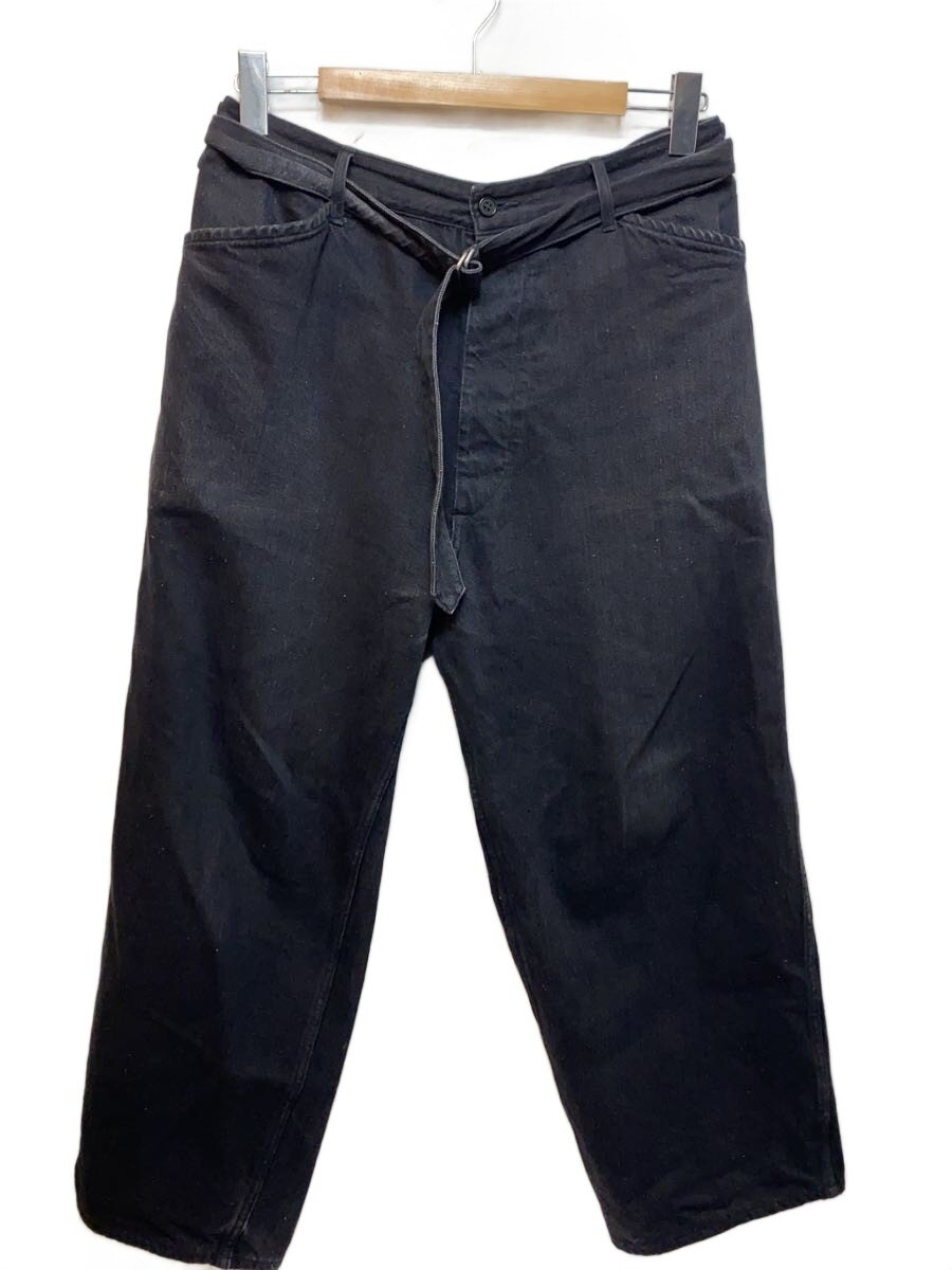 【中古】COMOLI◆24SS/DENIM BELTED PANTS/デニムベルヘテッドパン/3/ブラ/Z01-03001/毛玉【メンズウェア】|2nd STREET 店