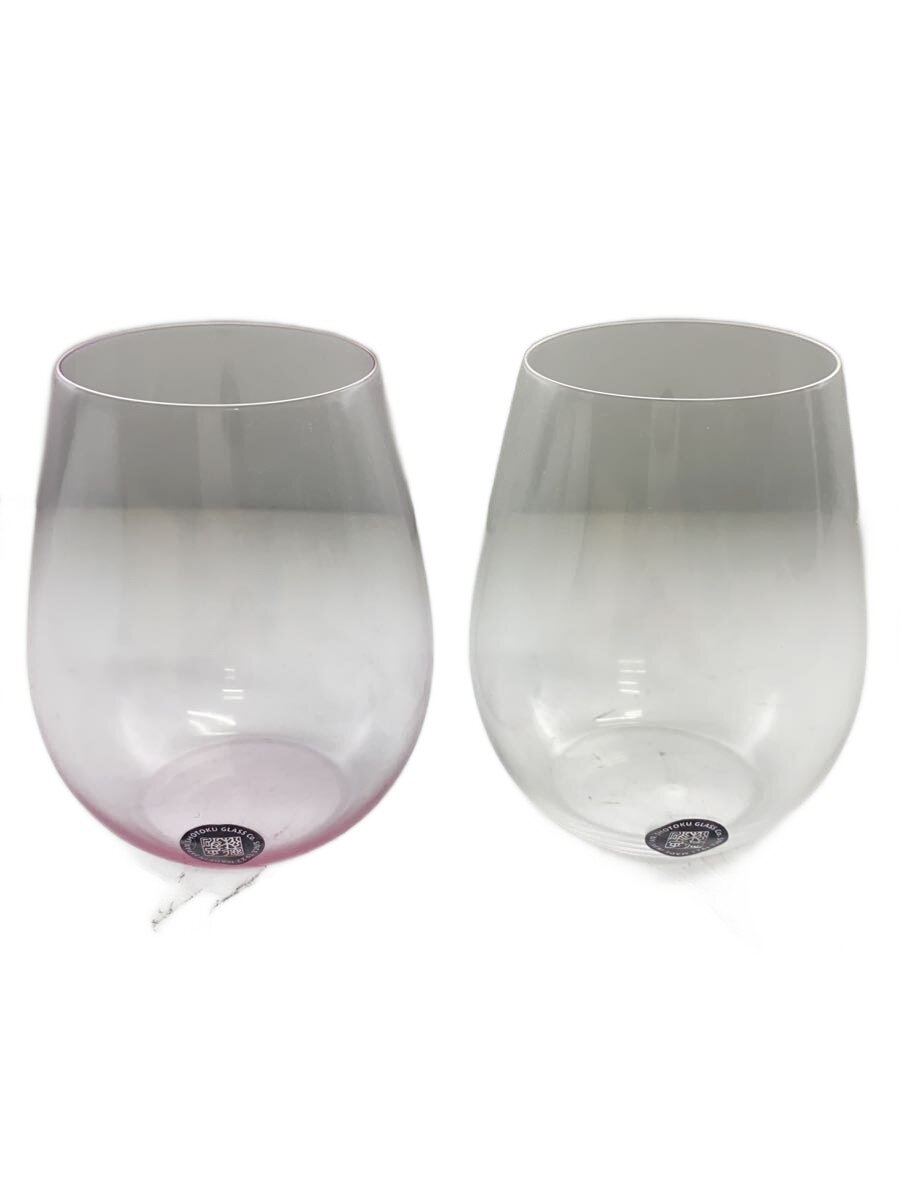 【中古】うすはり(松徳硝子株式会社)◆グラス/2点セット/CLR/葡萄酒器【キッチン用品】