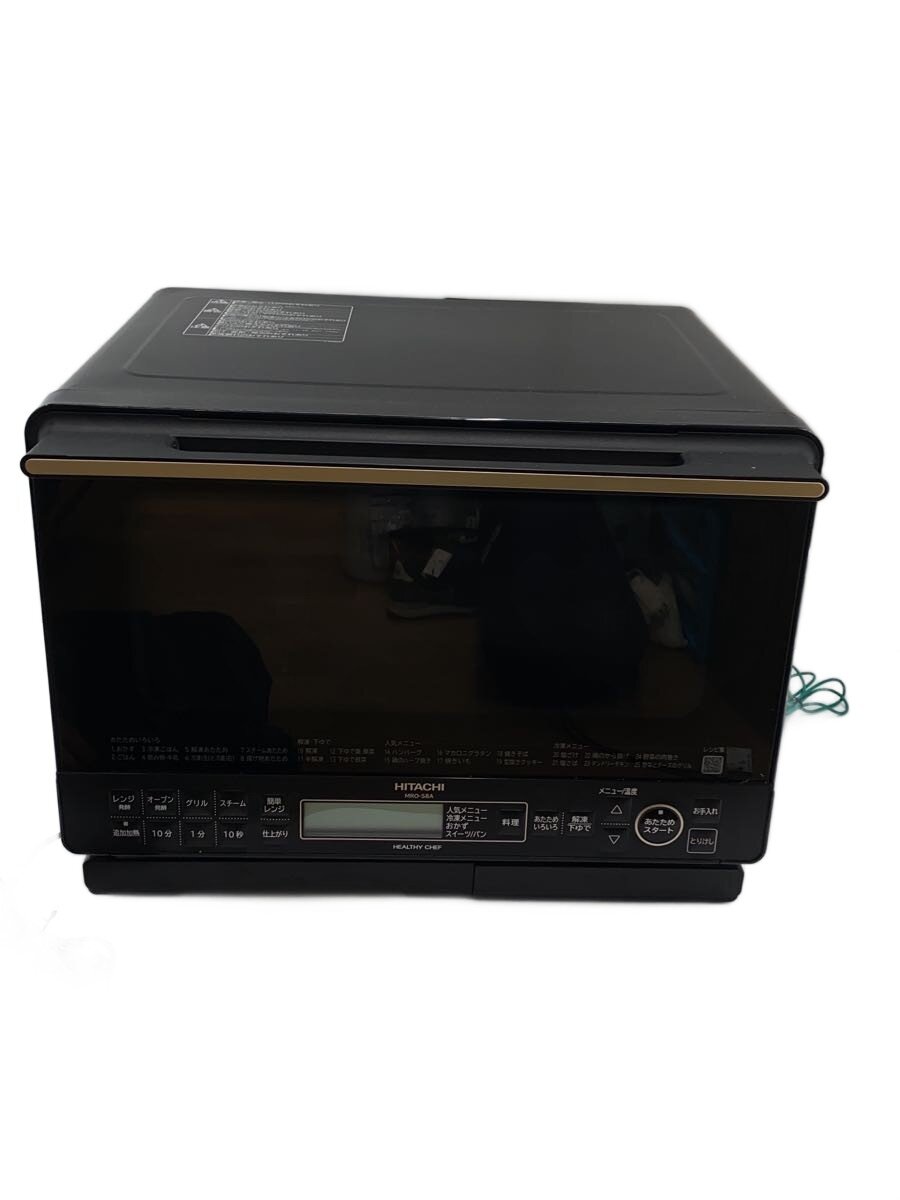 【中古】HITACHI◆ヒタチ/オーヴン領域 ヘルシーシェフ MRO-S8A K【家電・視覚的・オーディオ】