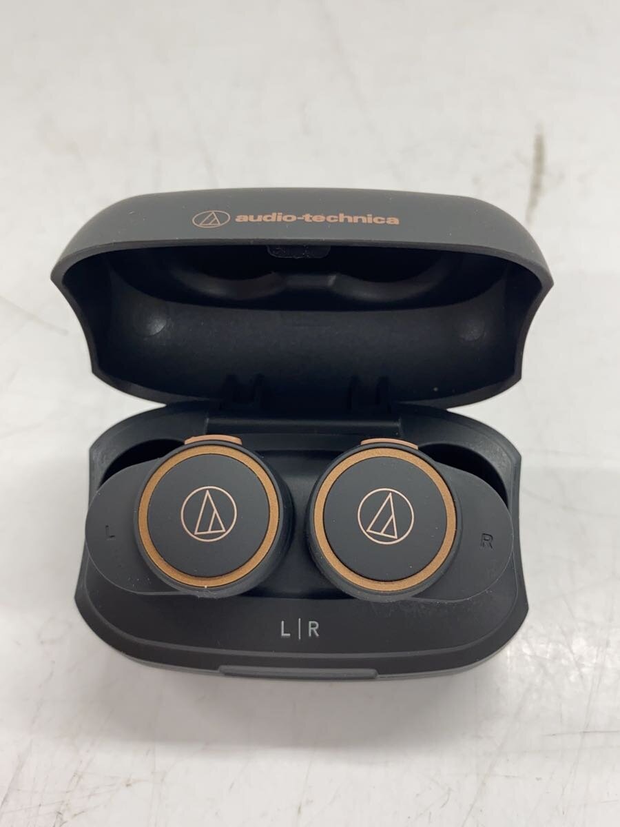 【中古】audio-technica◆完全ワイヤレスイヤホン・ヘッドホン ATH-CK1TW BK【家電・ビジュアル・オーディオ】