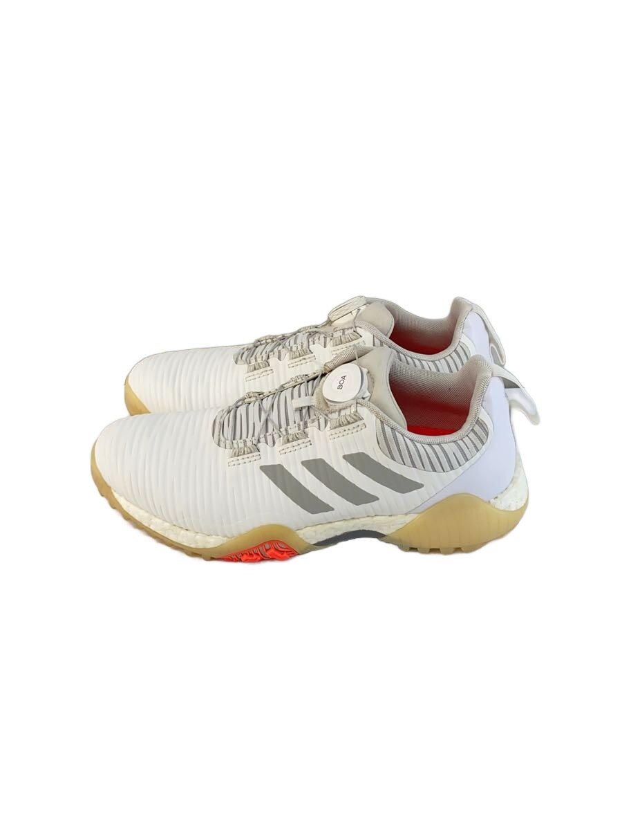 【中古】adidas◆ゴルフシューズ/25.5cm/WHT/FV2522【スポーツ】