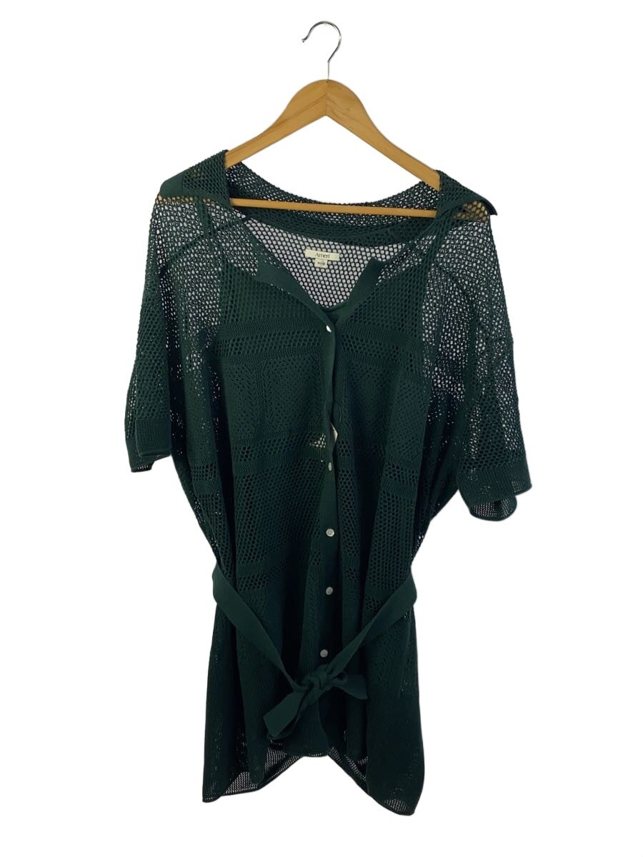 【中古】AMERI◆半袖ティーシャツ/M/綿織物/GRN/無地/0125103910890//【レディース御召しもの】