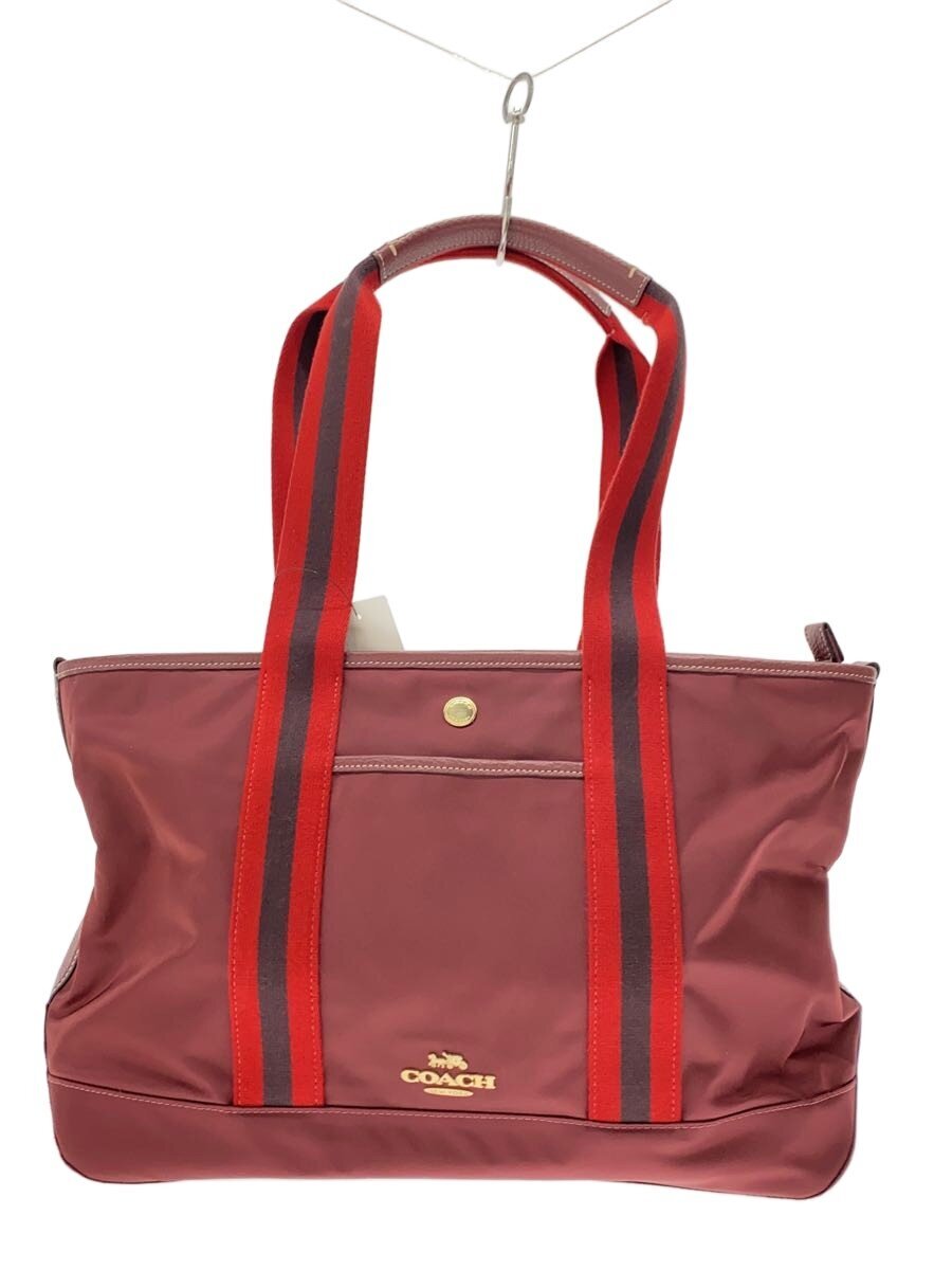 【中古】COACH◆エリス/トートバッグ/ナイロン/BRD/CA208【御徒面子】