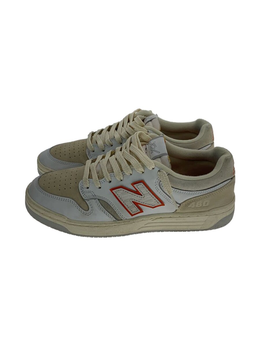 【中古】NEW BALANCE◆シューズ/27.5糎/WHT/NM480NYK【シューズ】