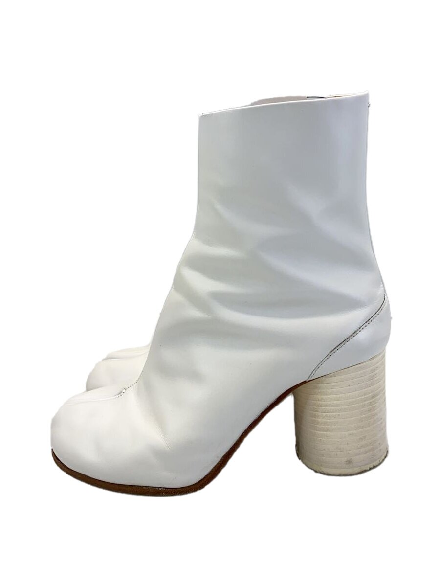 【中古】Maison Margiela◆Tabi/タビ/足袋ブーツ/ショートブーツ/36/WHT/レザー【シューズ】|2nd STREET 店