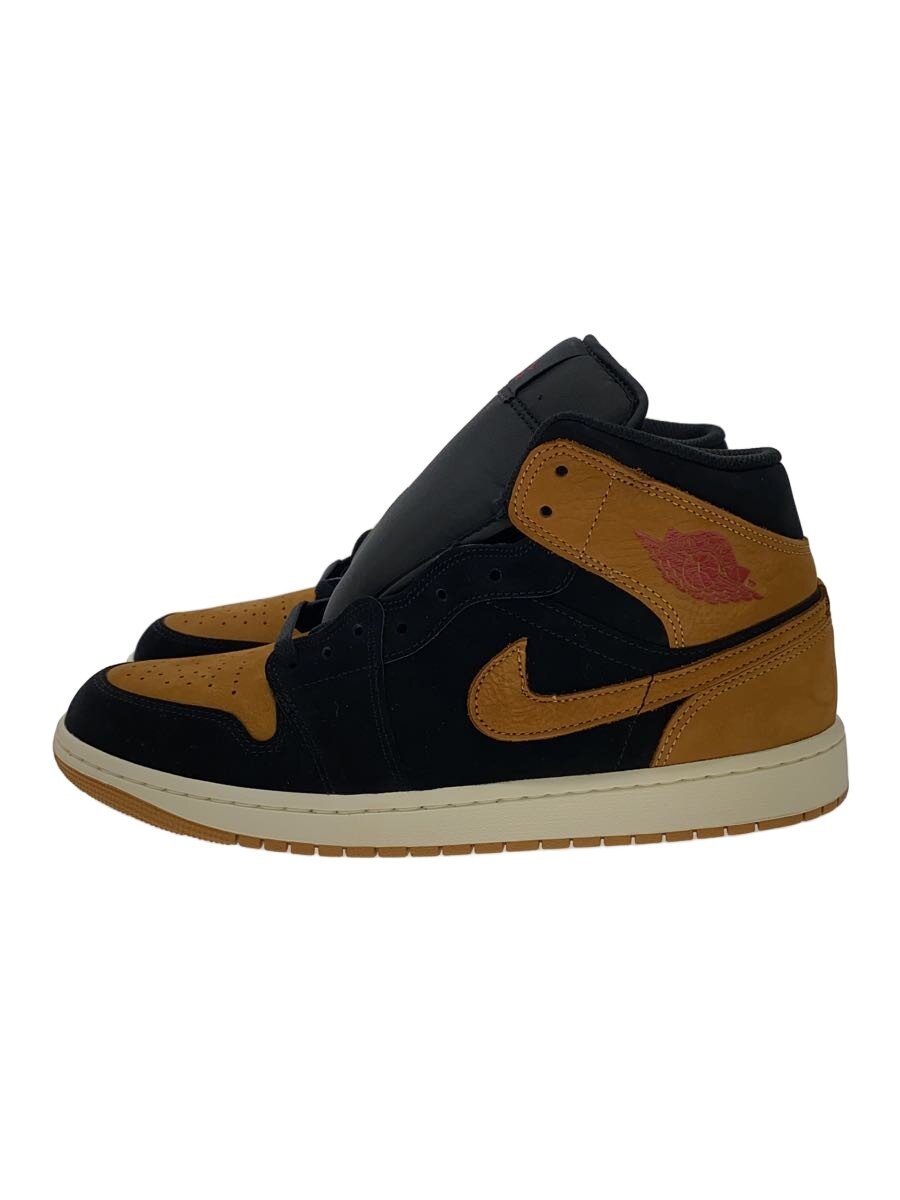 【中古】NIKE◆AIR JORDAN 1 MID SE_大気圏 ジョーダン 1 MID SE/28.5糎/CML/スウェード//【シューズ】