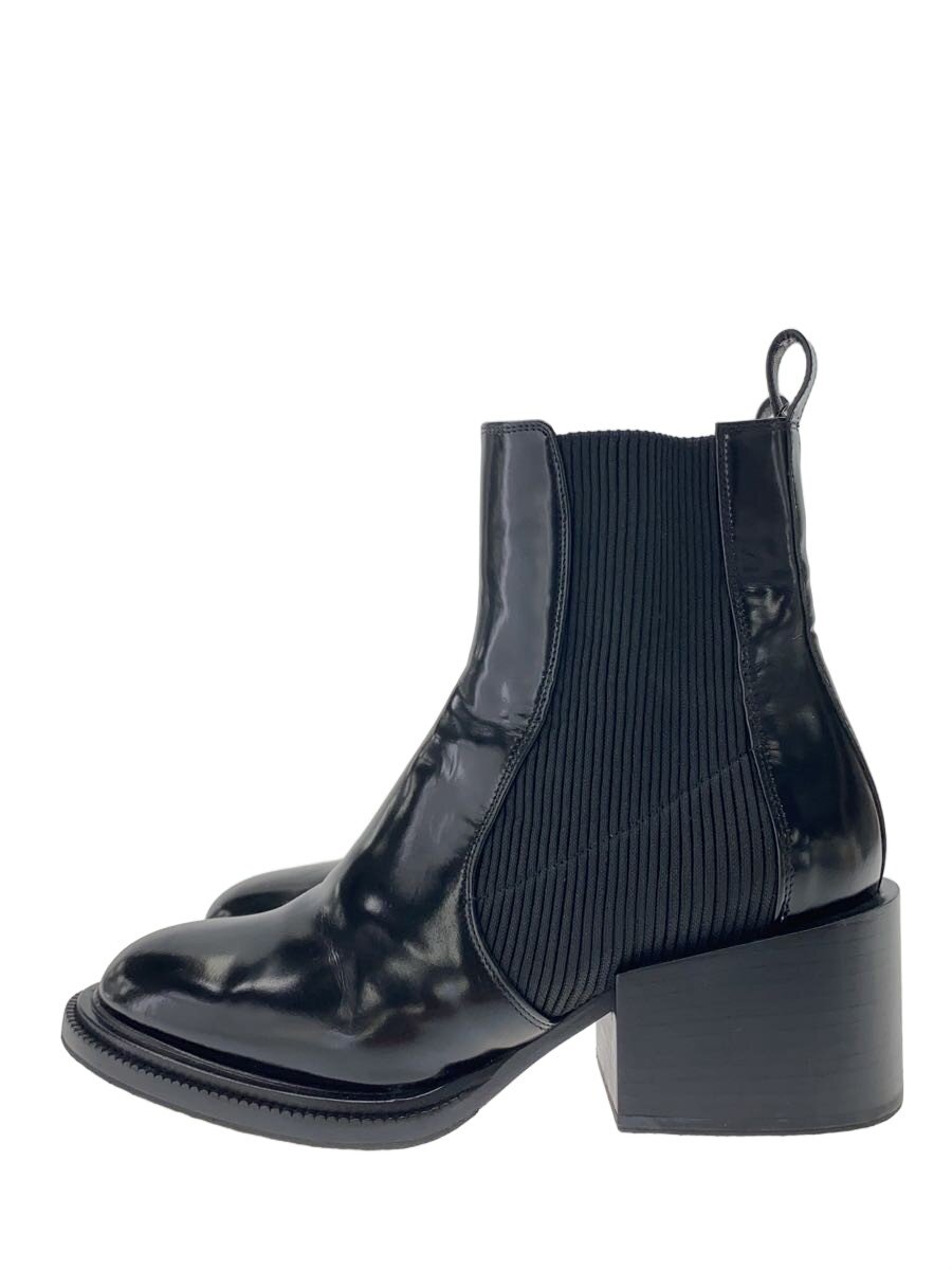 【中古】JIL SANDER◆サイドゴアブーツ/37/BLK【シューズ】