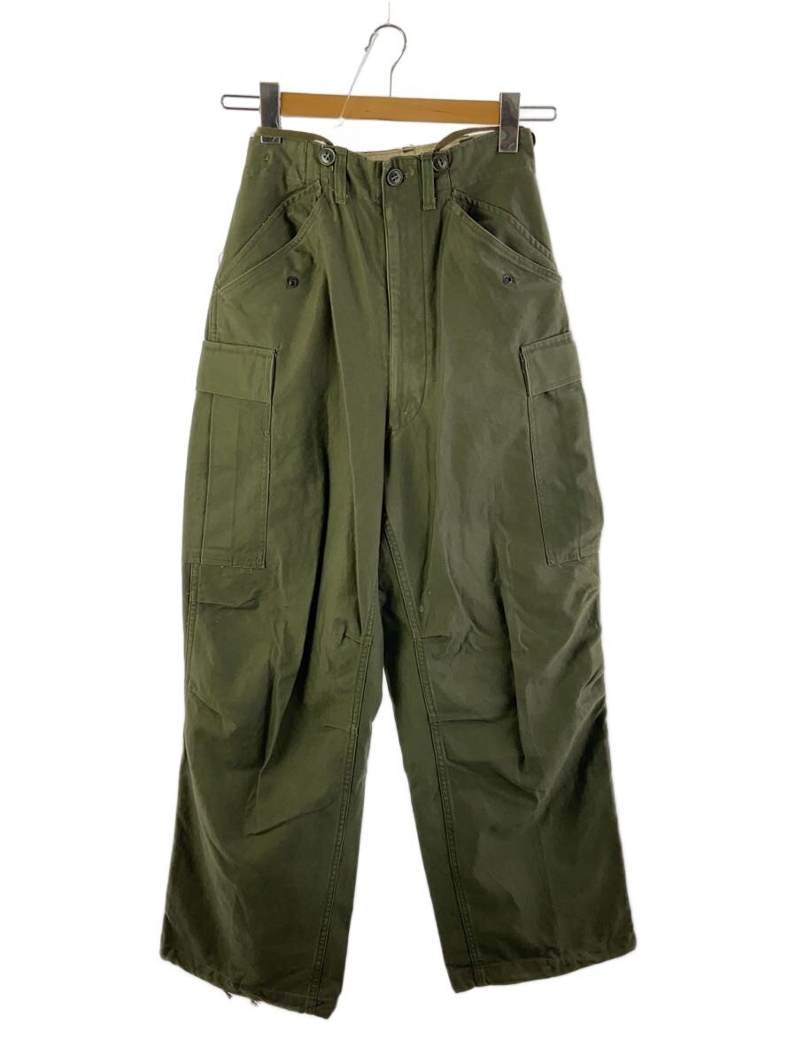 【中古】US.ARMY◆カーゴパンツ/27/綿織物/KHK/無地/8405-265-0378【メンズウェア】