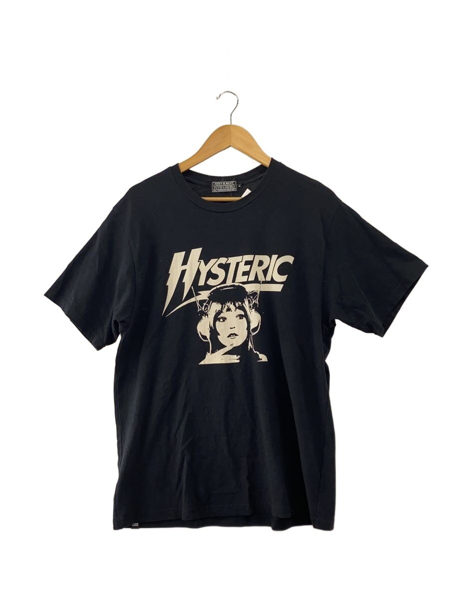 【中古】HYSTERIC◆プルオーバー/L/綿織物/BLK/02251CT36【メンズウェア】