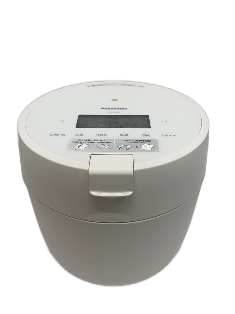 【中古】Panasonic◆炊飯器 SR-R10A-W//【家電・ビジュアル・オーディオ】