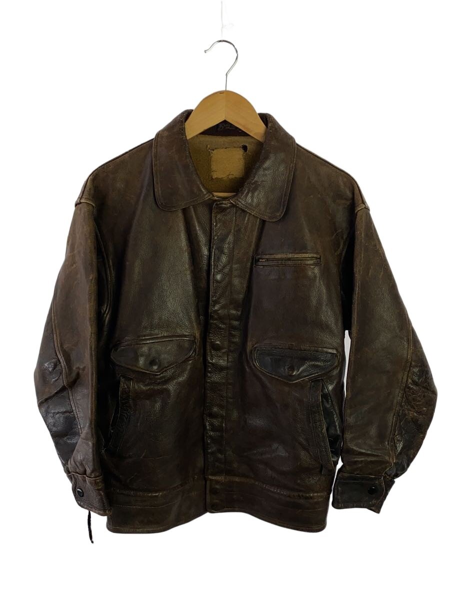 【中古】なめし革上衣・上衣/--/なめし革/BRW//【メンズウェア】