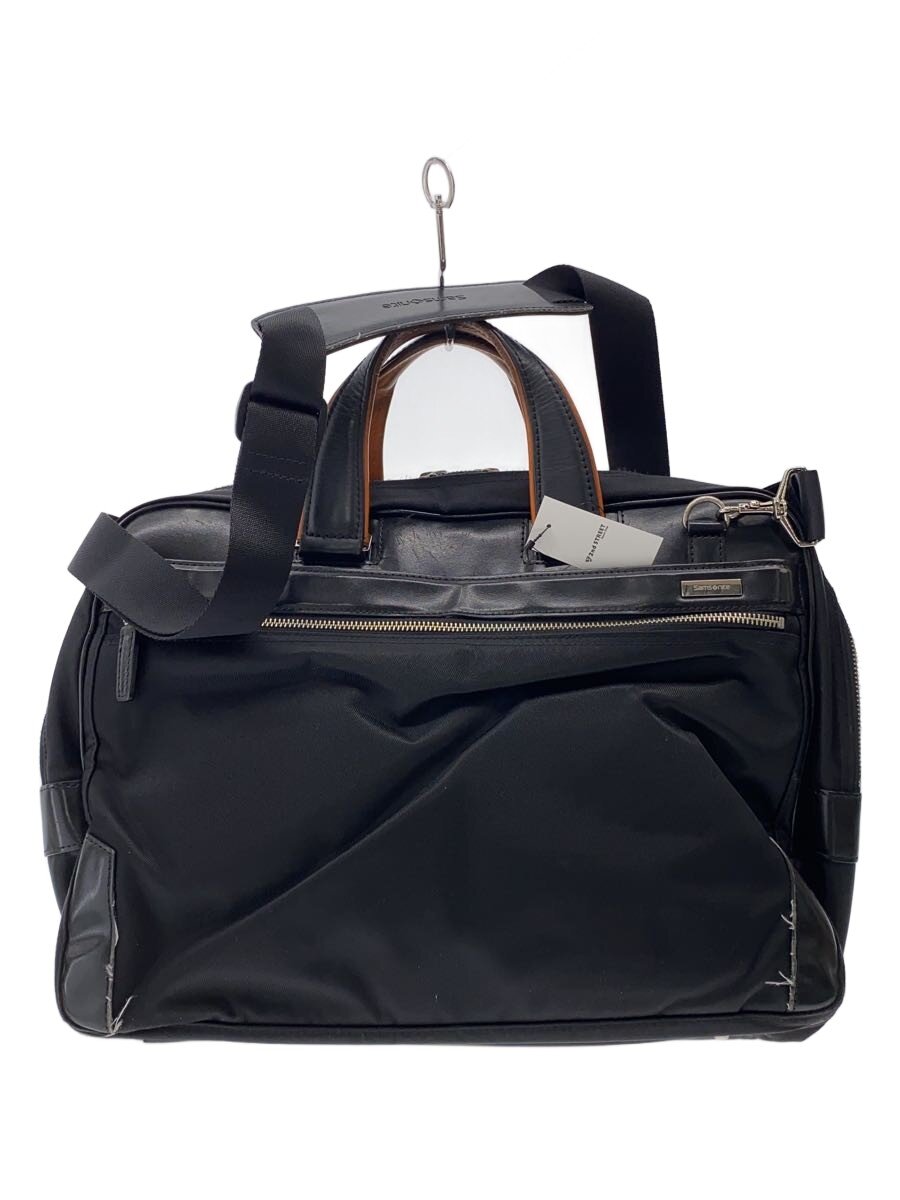 【中古】SAMSONITE◆糸ホツレ有/エピッドプラス/2WAY/ブリーフ入れもの/商行為御徒面子/BLK/無地【御徒面子】