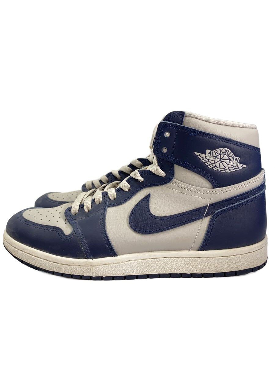 【中古】NIKE◆AIR JORDAN 1 HIGH 85_エア ジョーダン 1 ハイ 85/26.5cm/NVY【シューズ】｜2ｎｄ STREET 店