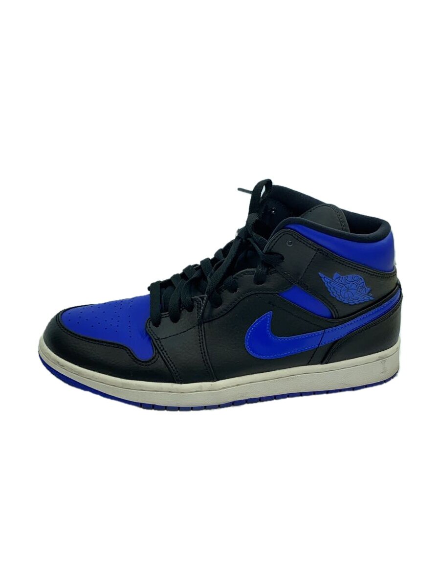 【中古】NIKE◆AIR JORDAN 1 MID/エアジョーダン 1 ミッド/ブラック/554724-068/27.5cm/BL【シューズ】｜2ｎｄ STREET 店