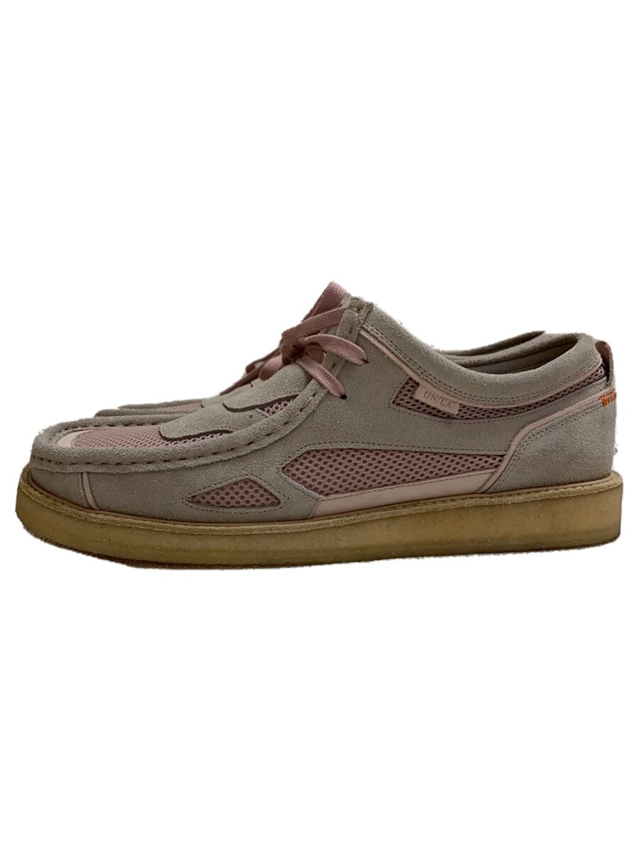 【中古】Clarks◆Crazy Visions/Wallabee UNLA/シューズ/27珊/GRY/スウェード【シューズ】