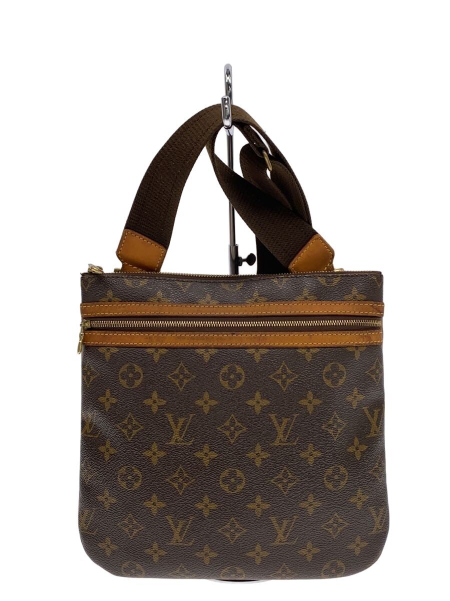 【中古】LOUIS VUITTON◆ポシェット・ボスフォール_モノグラム・キャンバス/PVC/BRW【バッグ】｜2ｎｄ STREET 店 39,754円
