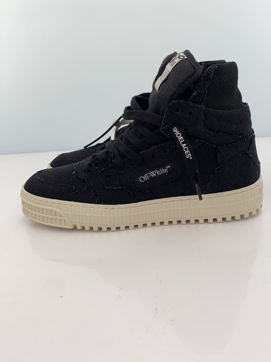 【中古】OFF-WHITE◆ハイカットスニーカー/39/BLK/OWIA112F24FAB0011010【シューズ】