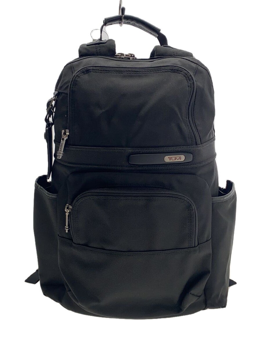 【中古】TUMI◆背嚢/ナイロン/黒いこと/金具 なめし革分け取りにスレ【御徒面子】