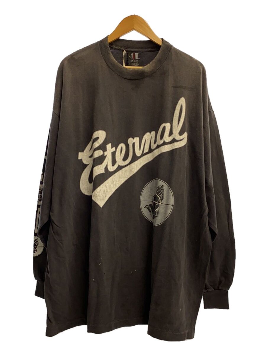 【中古】SAINT MICHAEL◆プルオーバー/--/綿織物/GRY/SM-HR8-0000-C02【メンズウェア】