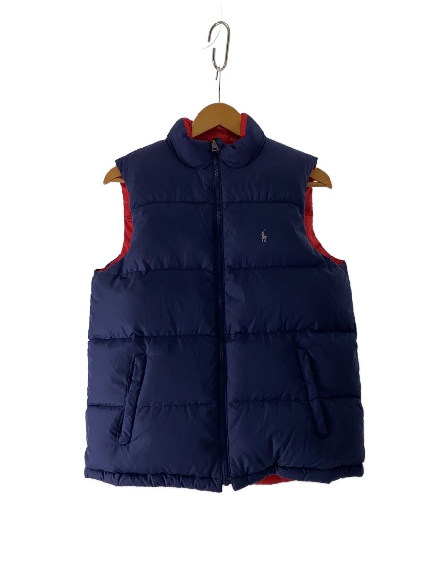 【中古】POLO RALPH LAUREN◆ダウンベスト/XL/ポリエステル/NVY/リバーシブル【メンズウェア】｜2ｎｄ STREET 店