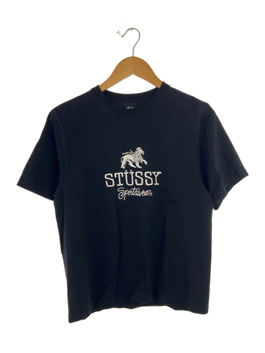 【中古】STUSSY◆プルオーバー/S/綿織物/BLK/Sportswear/24ss【メンズウェア】