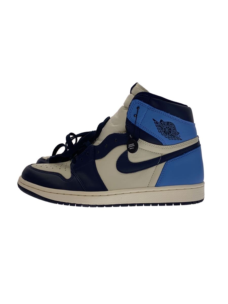 【中古】NIKE◆AIR JORDAN 1 RETRO HIGH OG/エアジョーダン1レトロハイ/白いこと/28.5糎/WHT/レ【シューズ】