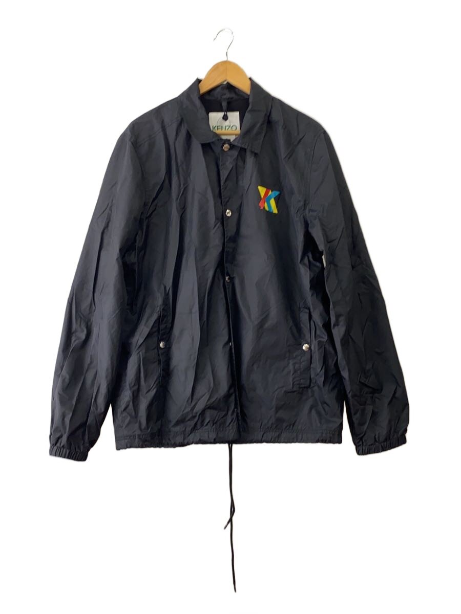 【中古】KENZO◆コーチジャケット/L/ナイロン/BLK/F855OU3641NH//【メンズウェア】