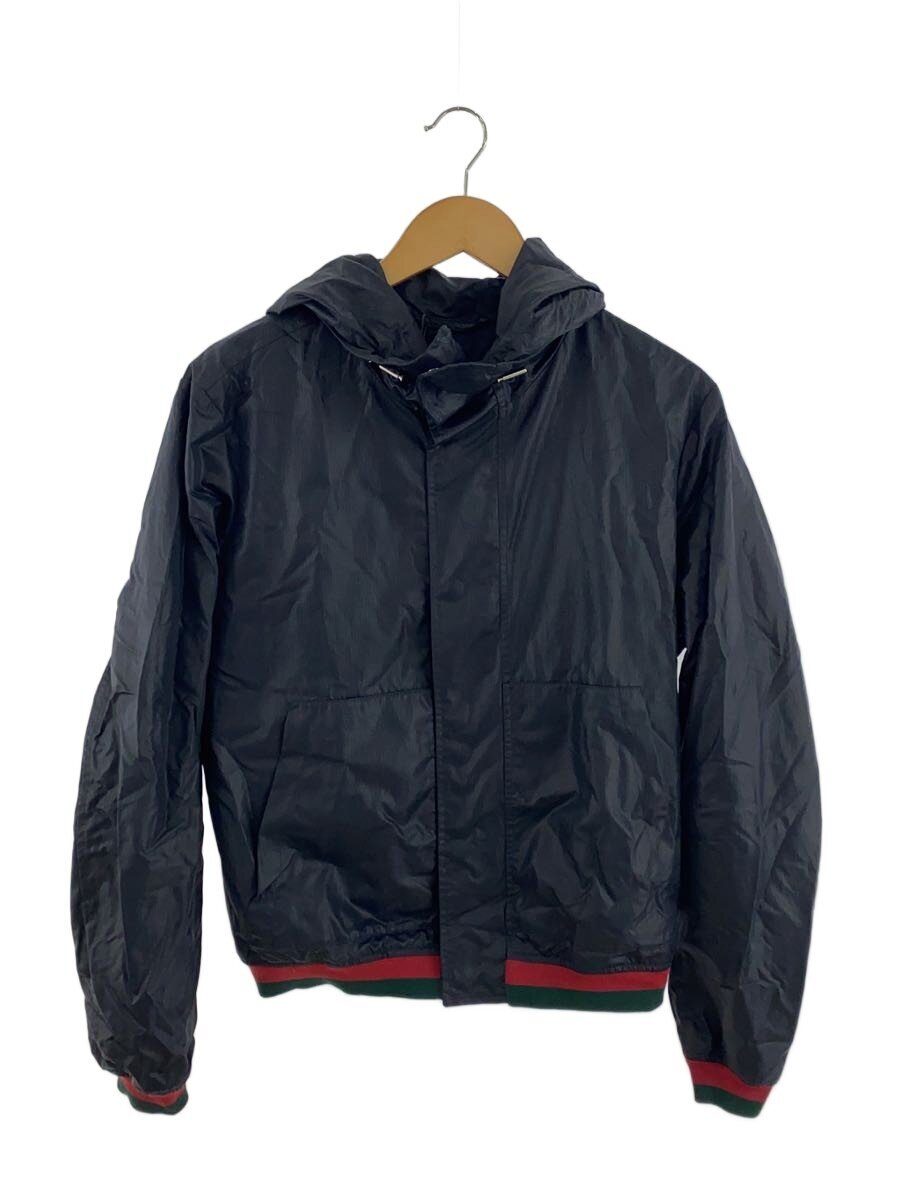 【中古】GUCCI◆ナイロン上衣/46/ナイロン/NVY【メンズウェア】
