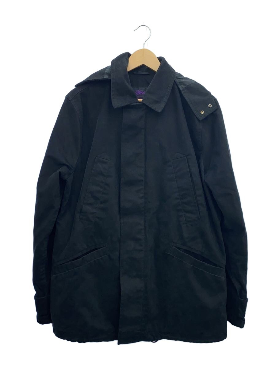 【中古】STUSSY◆ステンカラーコート/S/コットン/BLK//【メンズウェア】|2nd STREET 店