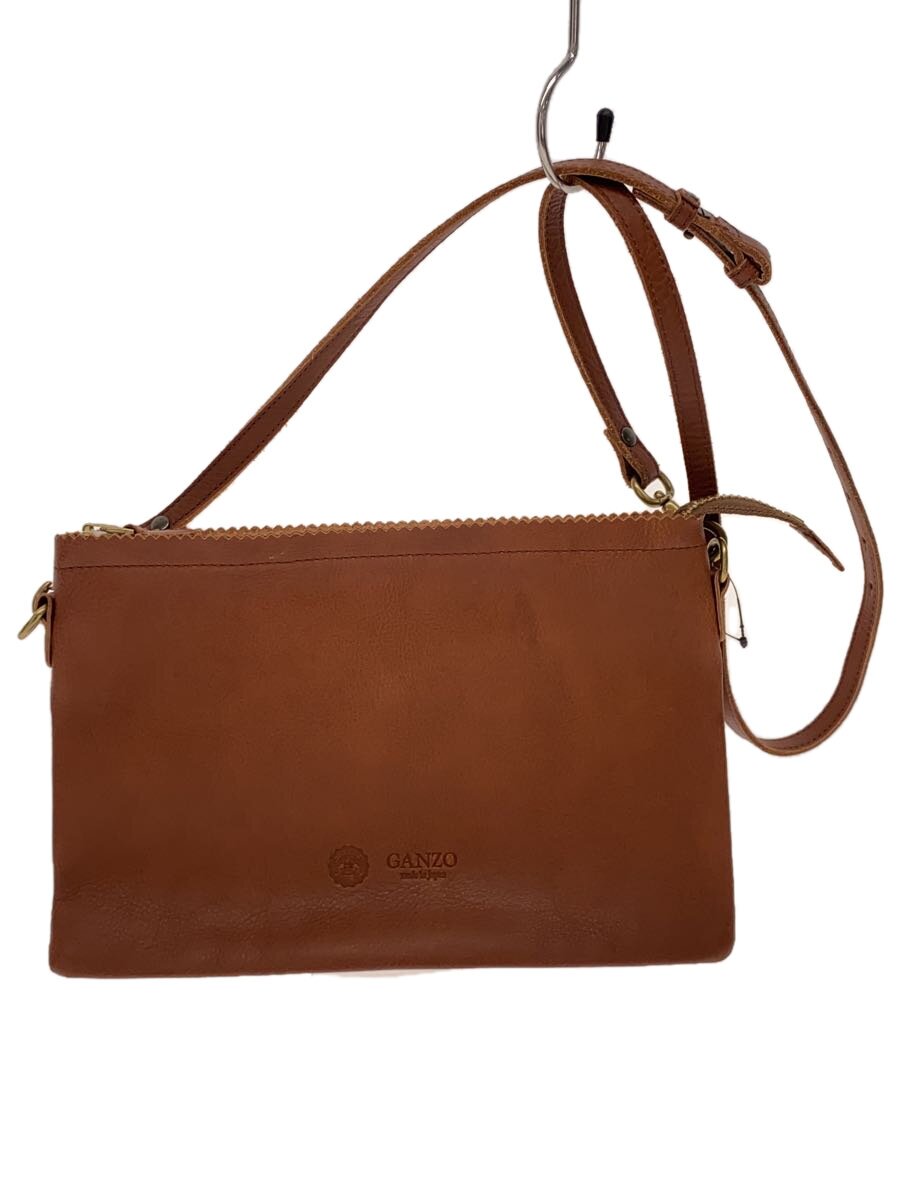 【中古】GANZO◆ショルダーバッグ/レザー/ブラウン【バッグ】|2nd STREET 店