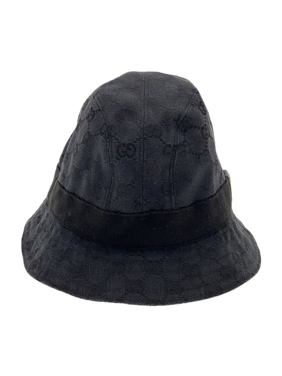 【中古】GUCCI◆バケットハット/--/キャンバス/BLK/総柄/レディース【服飾雑貨他】｜2ｎｄ STREET 店