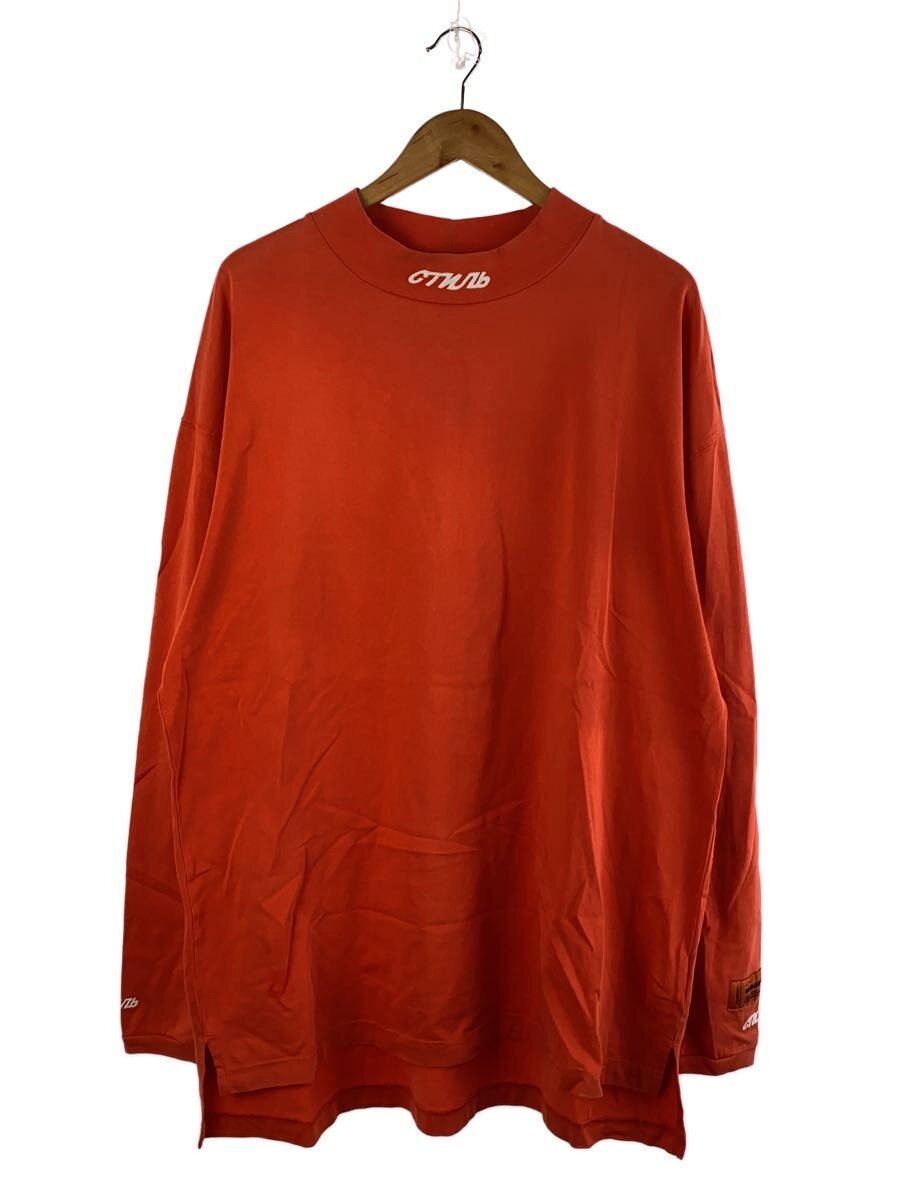 【中古】HERON PRESTON◆長袖ティーシャツ/STYLE MOCKNECK L/S T-SHIRT/ORN/HMAB007S19600035【メンズウェア】