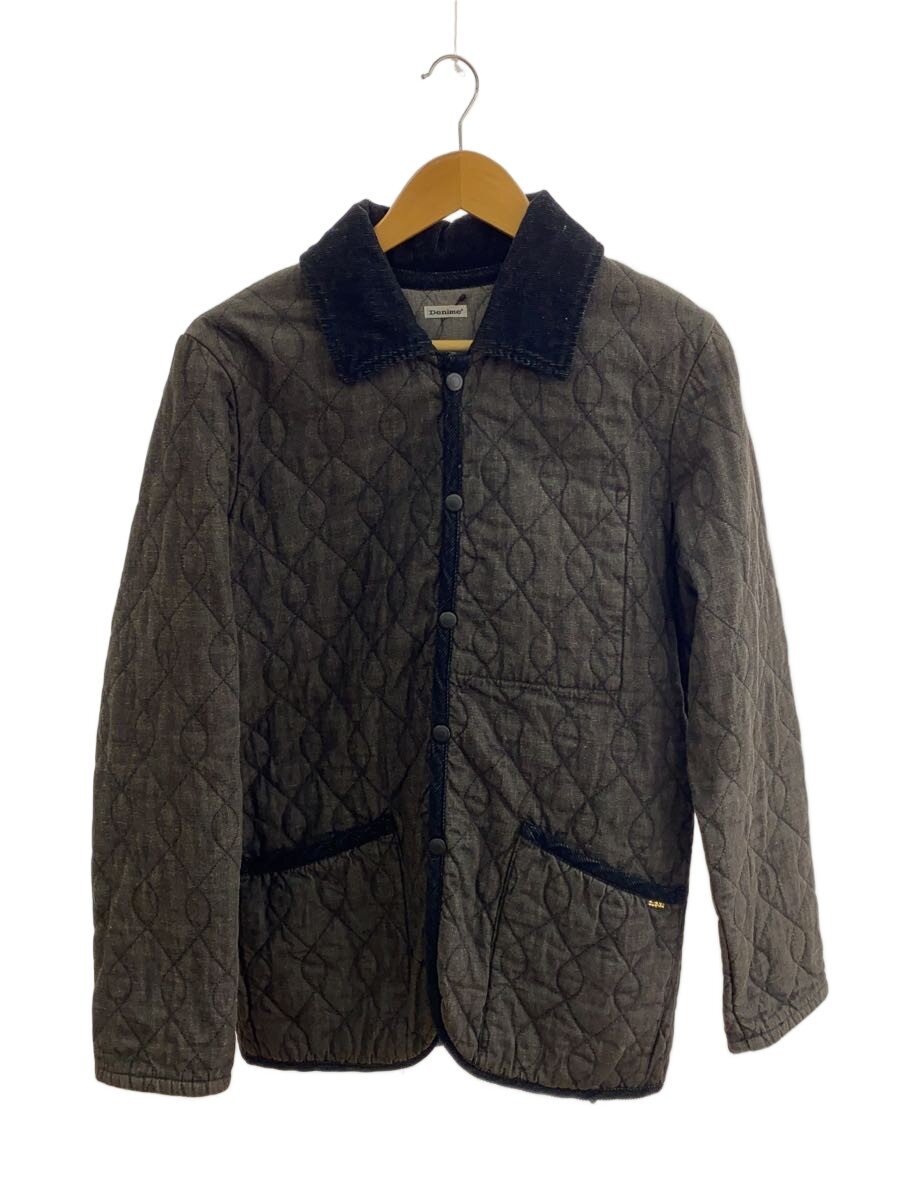 【中古】Denime◆キルティング上衣/40/ジーンズ/GRY【メンズウェア】