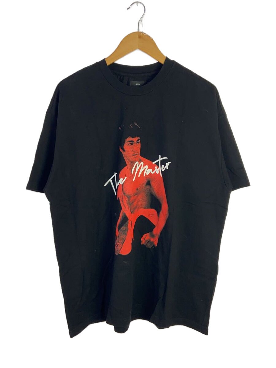 【中古】FFF/カットソー/L/綿織物/BLK/無地【メンズウェア】