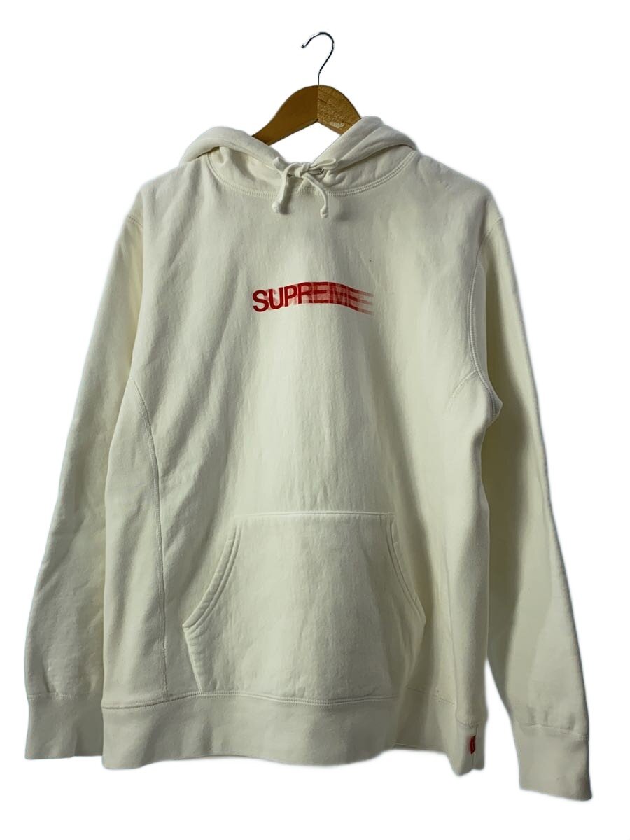 【中古】Supreme◆Motion Logo Hooded Sweatshirt/パーカー/L/コットン/ホワイト/プリント【メンズウェア】｜2ｎｄ STREET 店 14,322円