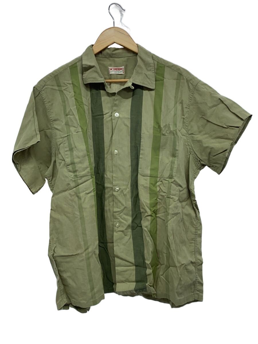 【中古】McGREGOR◆50～60s/Galey \u0026 Lord/ボックス席/開襟プルオーバー/USA製/袖先裂け目有【メンズウェア】