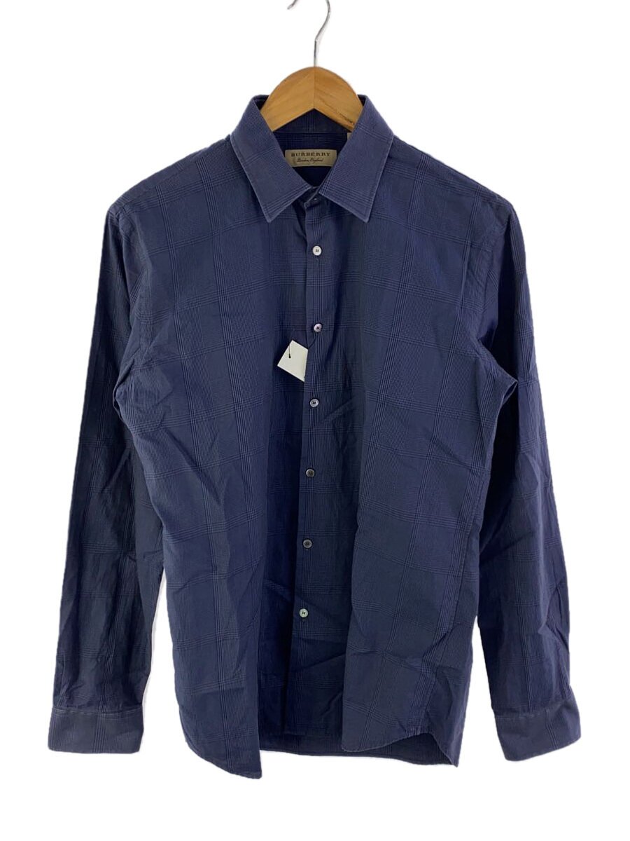 【中古】BURBERRY◆長袖プルオーバー/38/綿織物/BLU/読み合わせる/4041663【メンズウェア】
