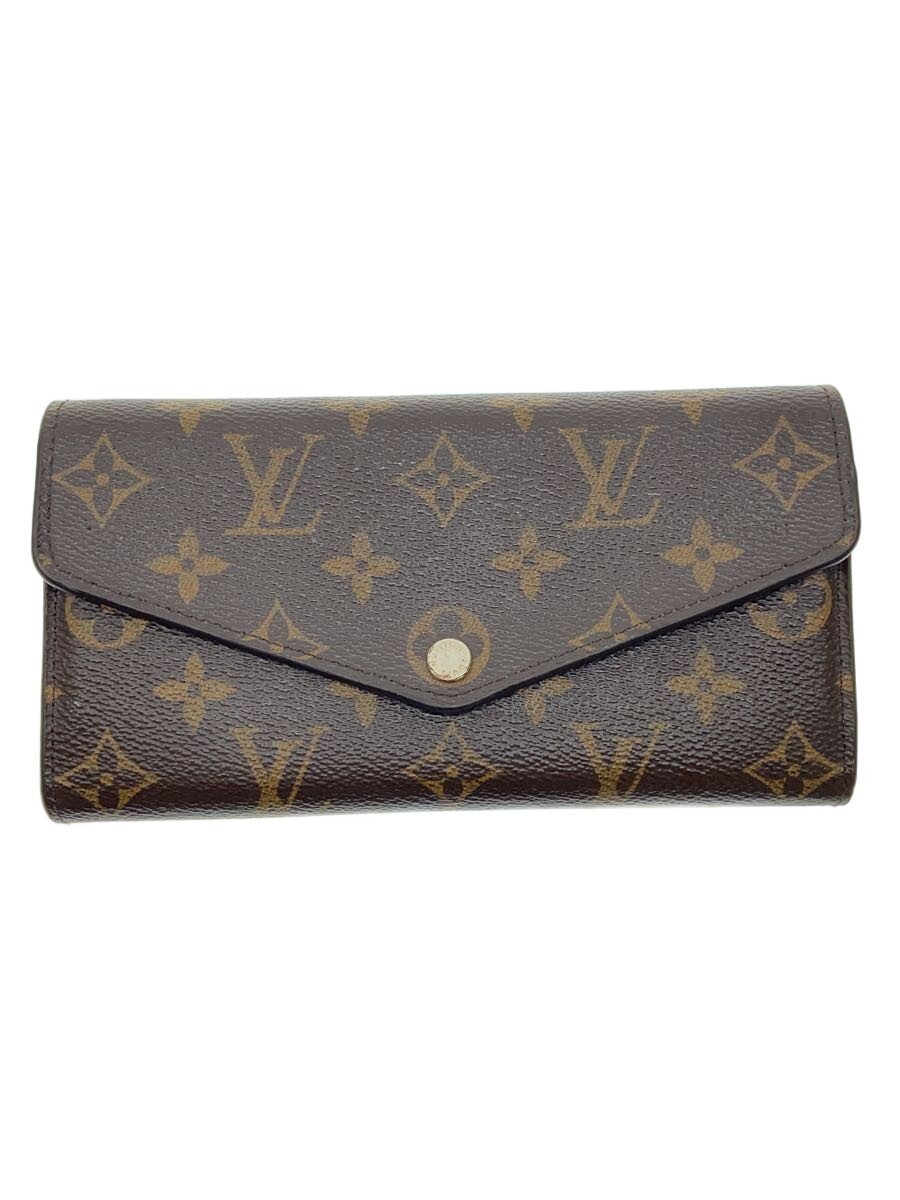 【中古】LOUIS VUITTON◆2)ポルト・フォイユ・サラ_モノグラム・キャンバス/PVC/BRW/レディース/M60351【服飾雑貨他】|2nd STREET 店