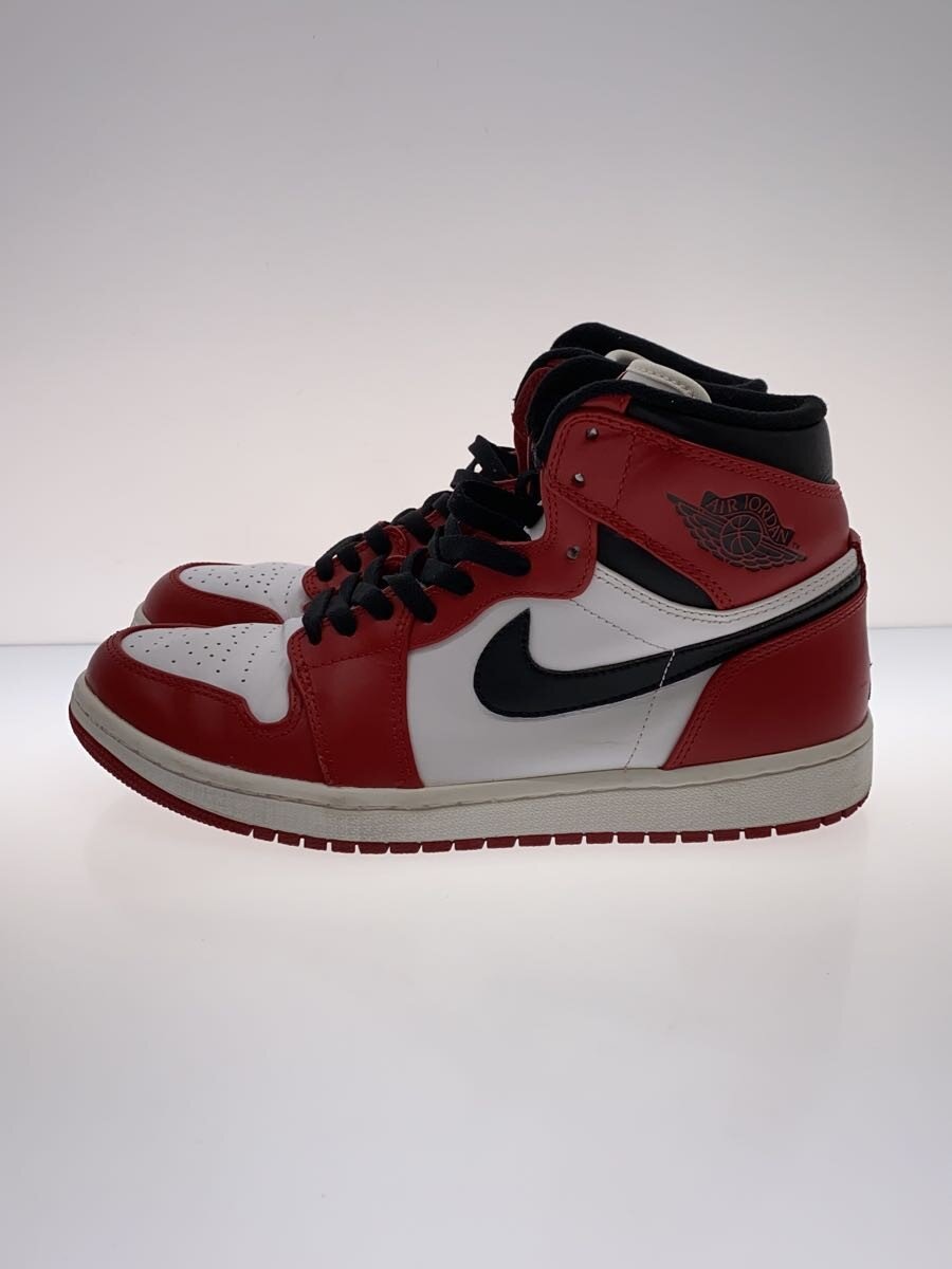【中古】NIKE◆AIR JORDAN 1 RETRO HIGH/エアジョーダンレトロハイ/白いこと/332550-163/27珊/【シューズ】