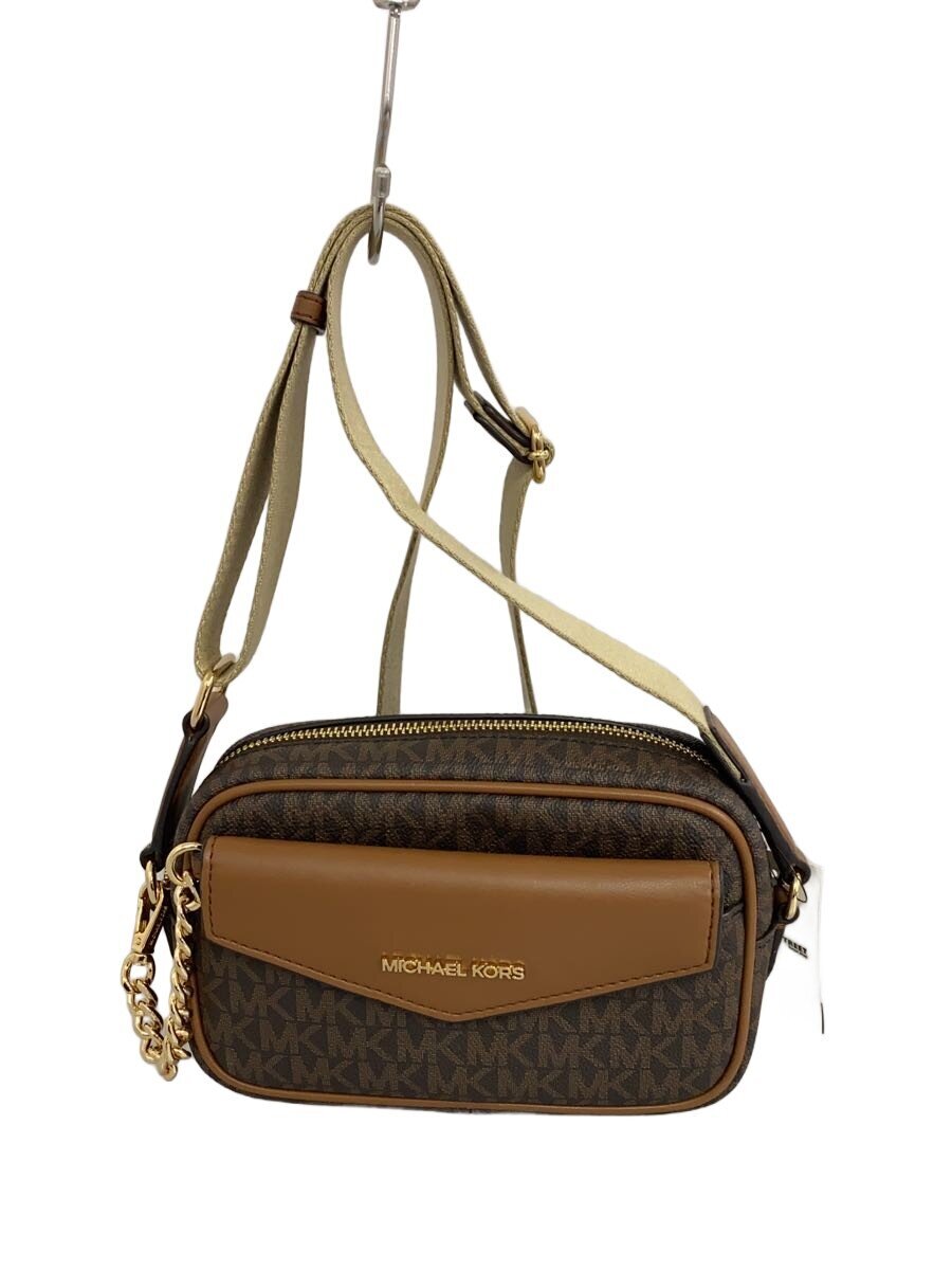 【中古】MICHAEL KORS◆ショルダーバッグ/レザー/BRW/総柄/DI-2404//【バッグ】｜2ｎｄ STREET 店