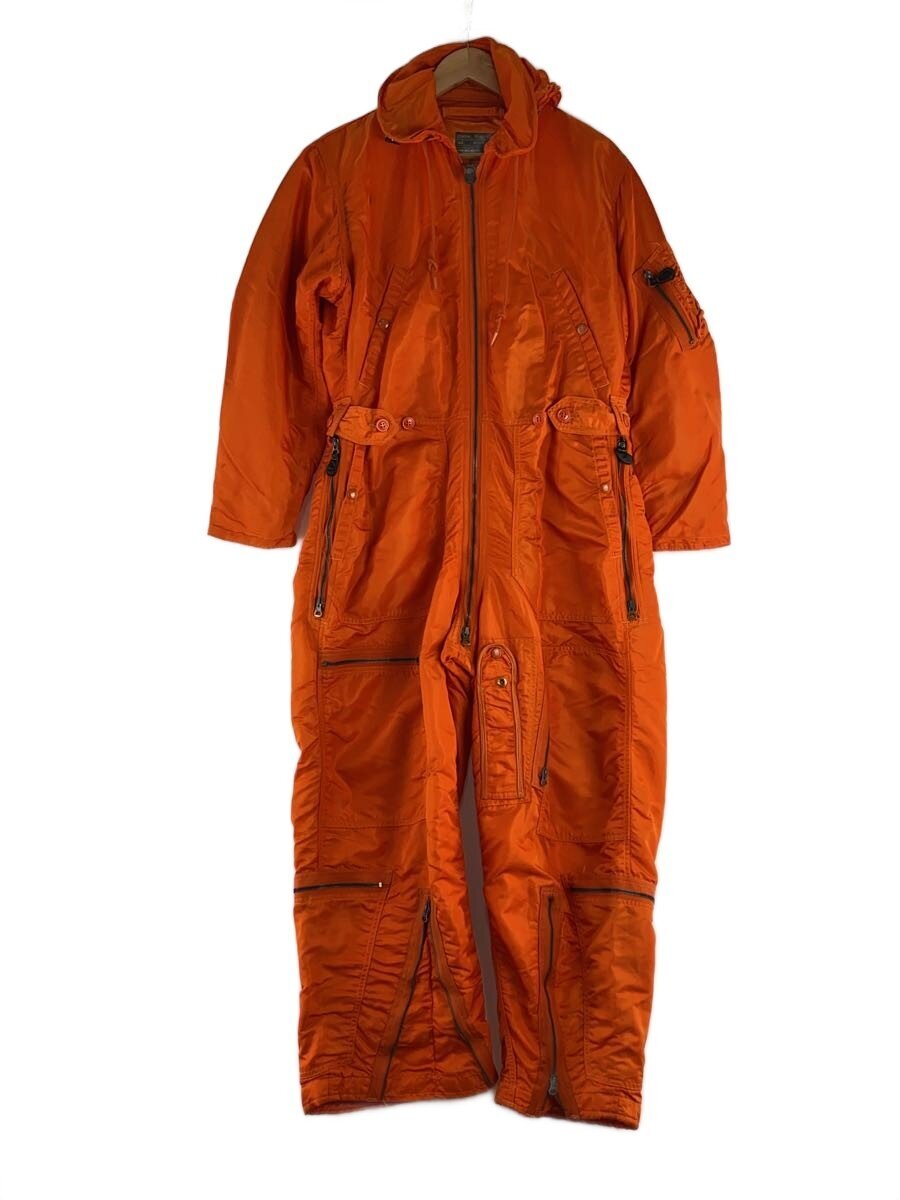 【中古】U.S.AIR FORCE◆60s/CWU-1/P/オールインワン/M/ナイロン/ORN//【メンズウェア】