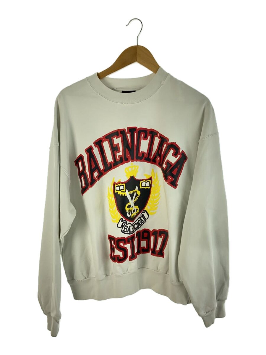 【中古】BALENCIAGA◆汗水/XXS/綿織物/WHT/697869【メンズウェア】
