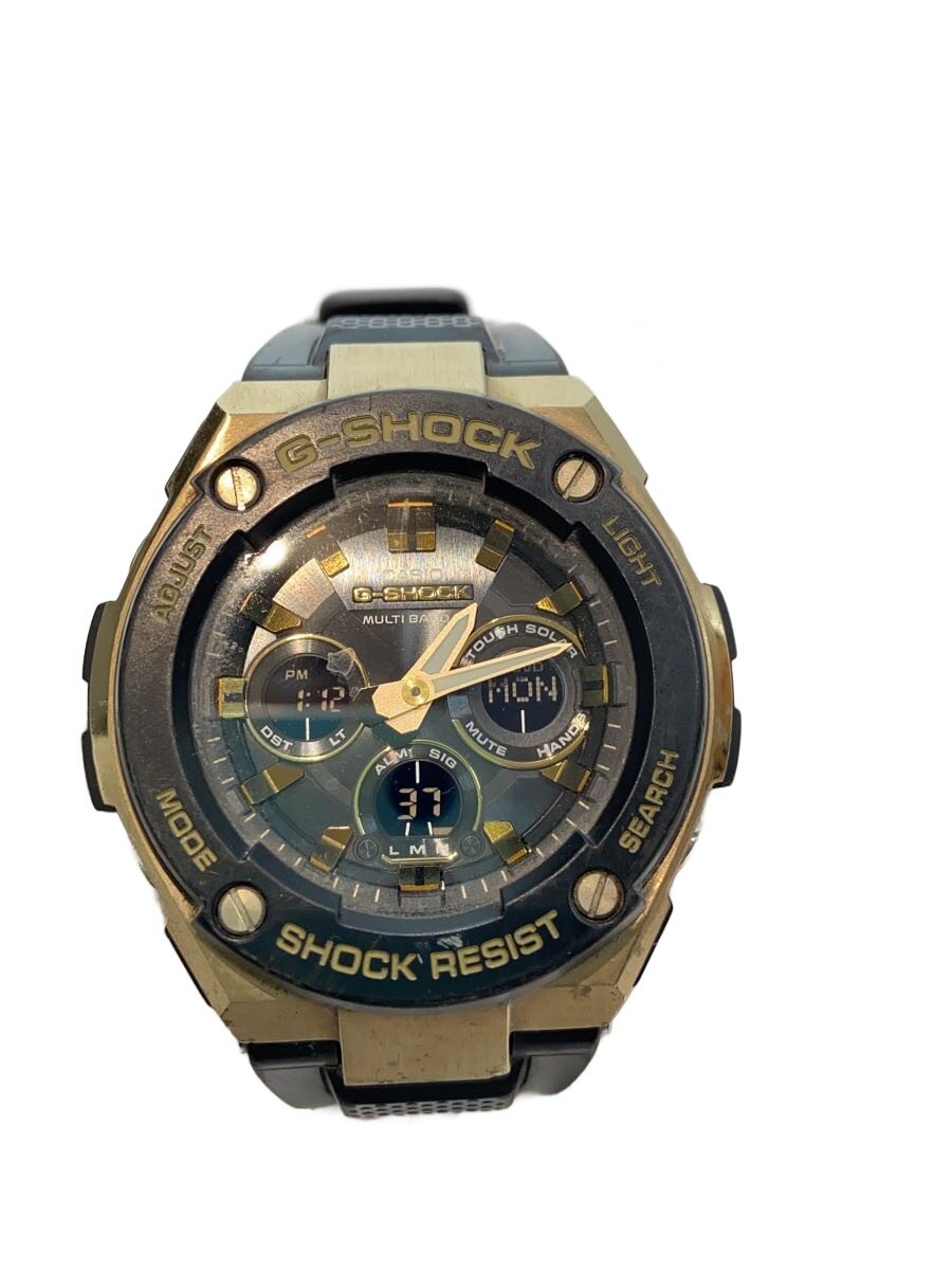 【中古】CASIO◆ソーラー腕時計・G-SHOCK/デジアナ/ラバー/BLK/BLK/SS【服飾雑貨他】|2nd STREET 店
