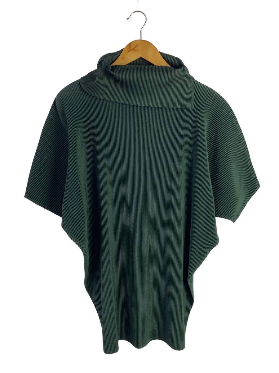 【中古】PLEATS PLEASE ISSEY MIYAKE◆チュニック/3/ポリエステル/GRN/無地/PP21-FT284【レディースウェア】｜2ｎｄ STREET 店