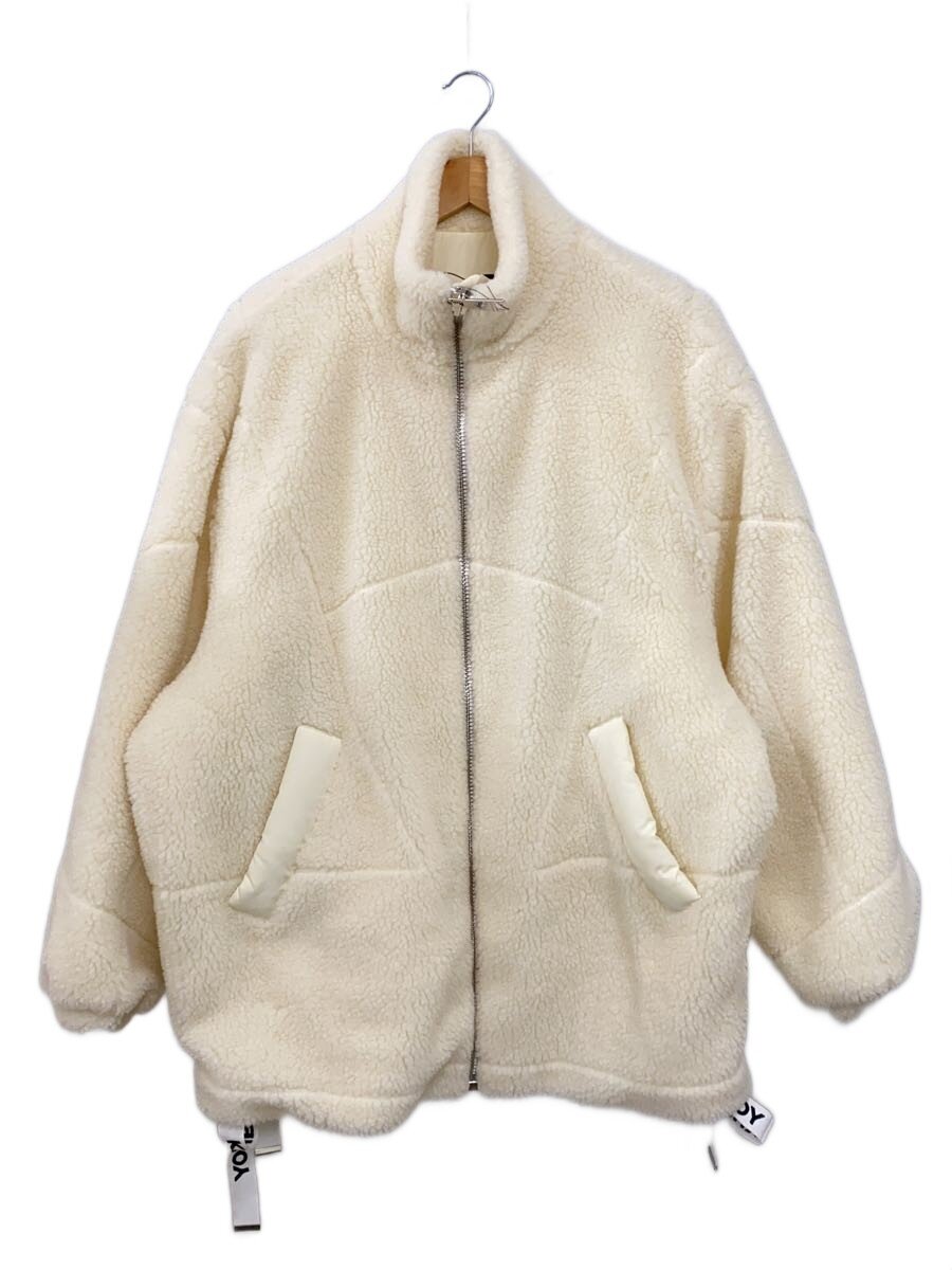 【中古】KHRISJOY◆FRONT ZIPPED EVERYDAY TEDDY JACKET/フリースジャケット/--/アクリル樹脂/20121【メンズウェア】