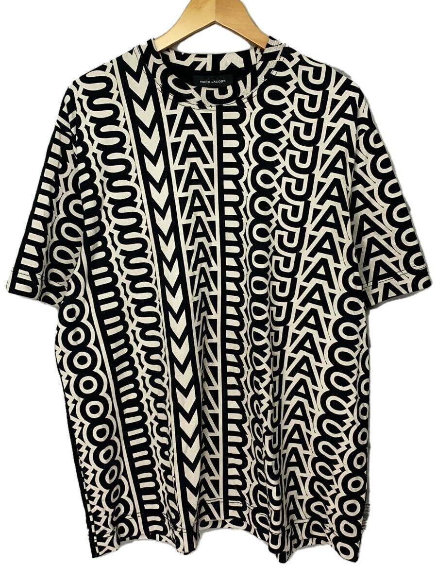 【中古】MARC JACOBS◆半袖カットソー/S/綿織物/BLK/総柄/2P3RTP002C01【レディース御召しもの】