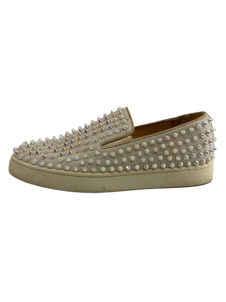 【中古】Christian Louboutin◆ローファー/41/WHT【シューズ】|2nd STREET 店